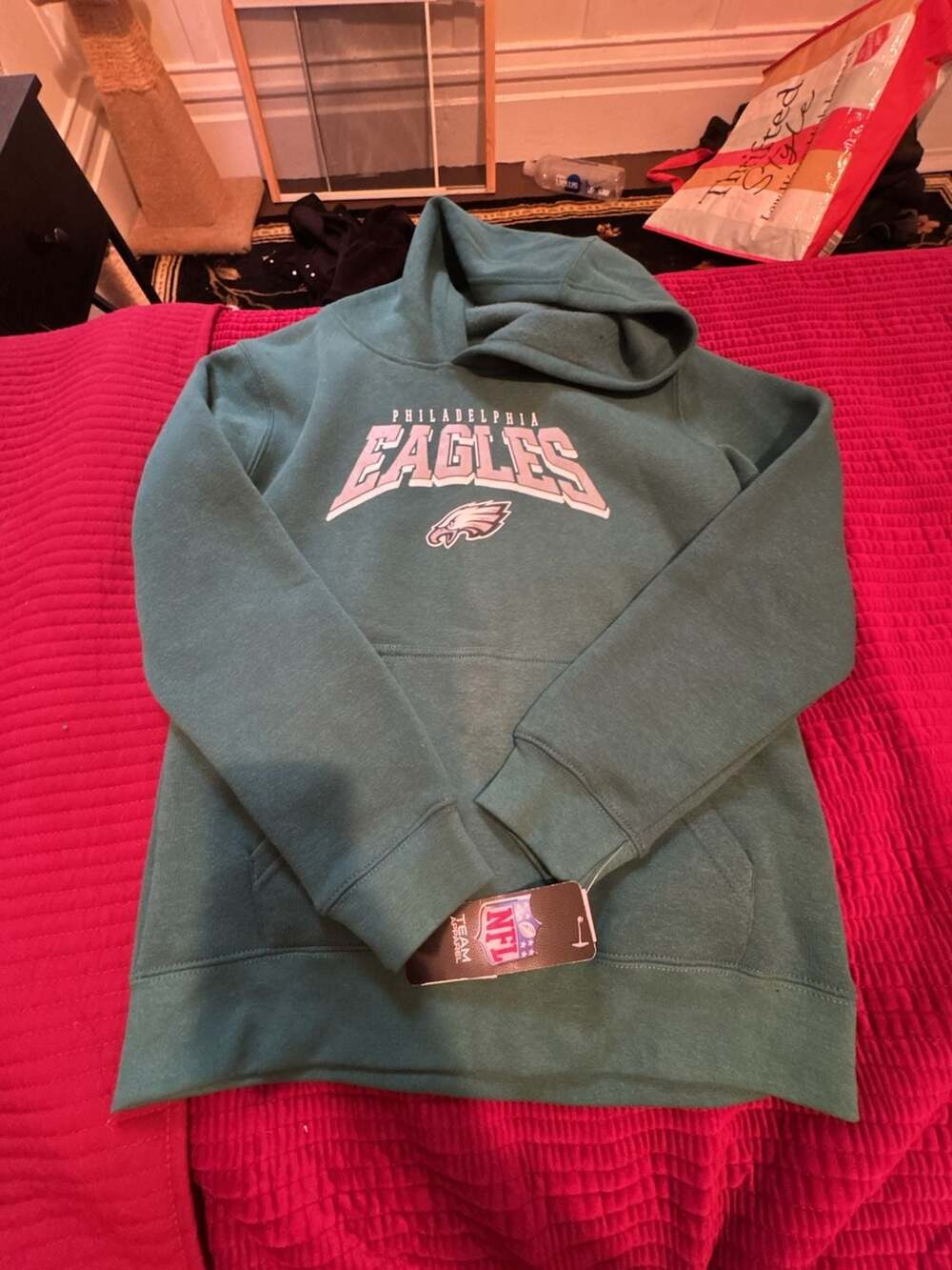 Youth Philadelphia Eagles Dynamic Duo Fleece Pullover Hoodie